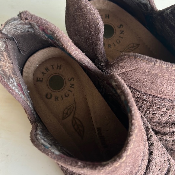 COPY - Earth Origins Brown Suede Leather Boots- size 7.5M - Picture 3 of 10